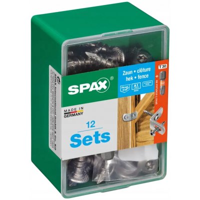 Spax Sada vrutů do dřeva se spojkou 7x35mm 12 Ks + bit T30 – Hledejceny.cz