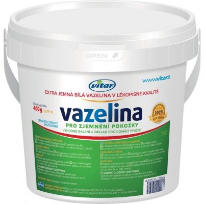 Vitar Vazelina extra jemná bílá 400 g – Zboží Mobilmania