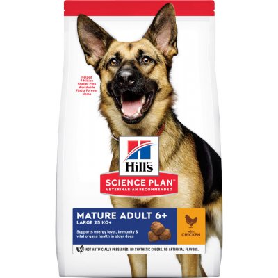 Hill’s Science Plan Mature Adult 6+ Large Chicken 2 x 12 kg – Hledejceny.cz