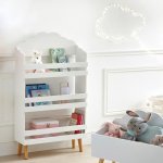 Atmosphera for kids Regál do dětského pokoje, bílý, 58 x 18 x 100 cm – Zboží Mobilmania