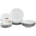 by inspire porcelánová sada talířů Ronda Poetica květinový motiv 18 ks – Hledejceny.cz