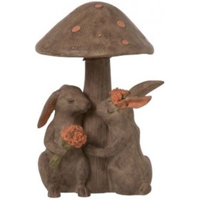 Zamilovaní králíci pod houbou 16*22.5cm – Hledejceny.cz