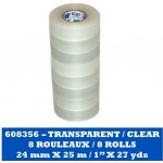 Clear Poly Shin Pad Tape Blue Sports 24 mm x 25 m – Zboží Dáma