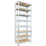Biedrax Regál 45 x 75 x 210 cm 8 polic – HobbyKompas.cz