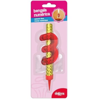 Dekora Dortová fontána s číslem 3 – Zboží Dáma