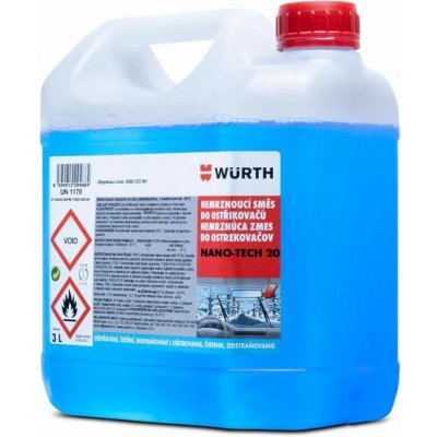 Würth Zimní kapalina do ostřikovačů -20°C 3 l – Hledejceny.cz