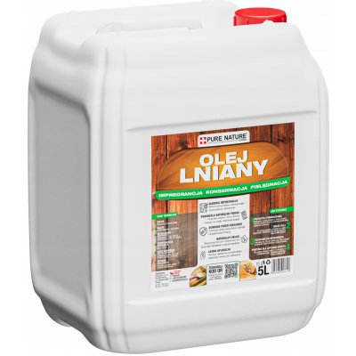 Olej na dřevo Pure Nature 5 l slámový, voděodolný, olejivzdorný – Sleviste.cz