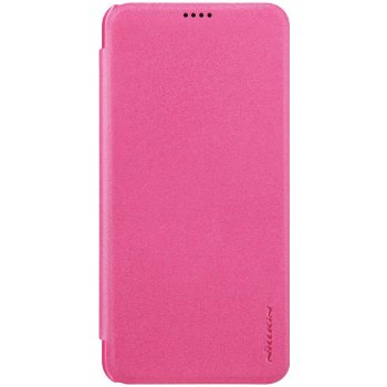 Pouzdro Nillkin Sparkle Folio Xiaomi Redmi Note 7 růžové