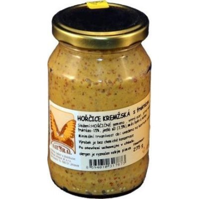 Natural Hořčice kremžská s fruktozou 250g – Zboží Dáma