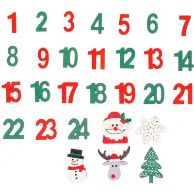 DP CRAFT Dekorace dřevěná Advent DPDN-189 DP – Hledejceny.cz