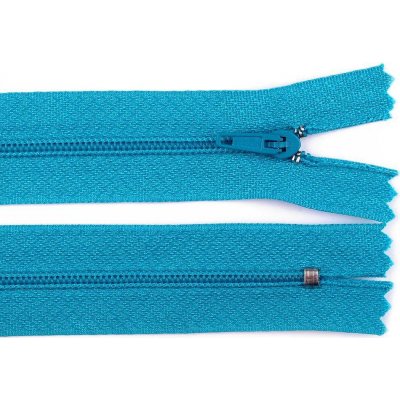 Spirálový zip šířka 3 mm délka 20 cm pinlock Barva: 207 modrá tyrkys. – Hledejceny.cz