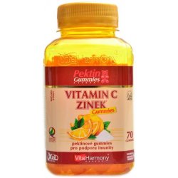 Vitamin C & Zinek pektinové gummies pro podporu imunity 70 gummies