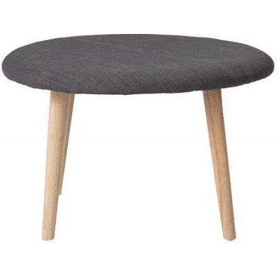 Stolička Bloomingville Kulatá Woody Grey – Zboží Dáma