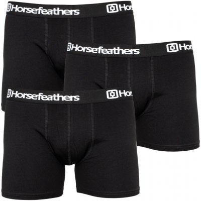 Horsefeathers Dynasty boxer shorts black 3Pack – Zboží Dáma