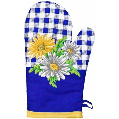 Frobyt Kuchyňská chňapka GERBERA, modrá, 28x18cm – Zboží Dáma