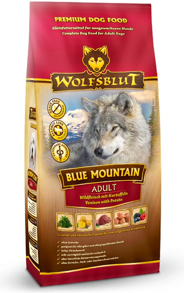 Wolfsblut Blue Mountain Adult zvěřina s brambory 0,5 kg