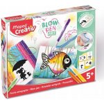 Maped Sada Creativ Blowpen String´Art Foukací pero 6 barev – Zboží Dáma