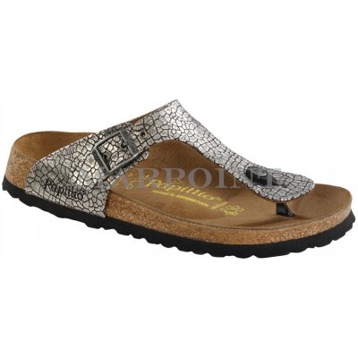 Birkenstock Papillio Gizeh Cassis crack silver