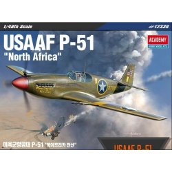 Academy Model Kit letadlo 12338 USAAF P 51 North Africa 1:48