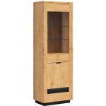 BRW Ostia S467-REG1D1W / 20 / 7 Dub Artisan / Dub Černý – Hledejceny.cz