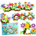 KIK KX4396_1 Stavebnice květinová zahrada 104 ks – Zboží Dáma