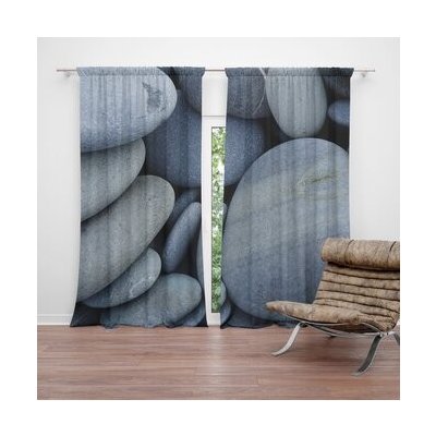 Sablio Závěs Černé kameny: 2ks 140x250cm – Hledejceny.cz