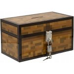 POKLADNIČKA MINECRAFT TRUHLA CHEST MONEY BOX 12CM UZAMYKATELNÁ VISACÍM ZÁMKEM – Zboží Mobilmania