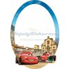 AG Design DM2106 Samolepicí zrcadlová dekorace Disney Cars (25 x 35 cm)