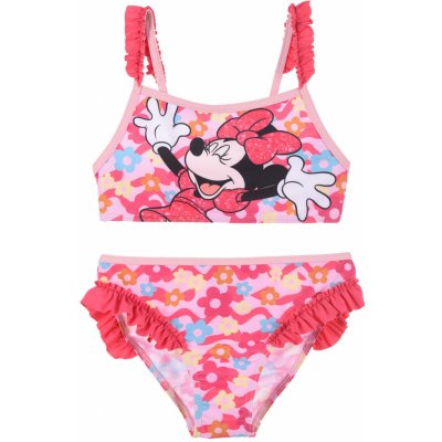 Dívčí plavky DISNEY MINNIE PARADISE růžové – Zboží Dáma