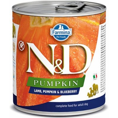 N&D Pumpkin Dog Adult Lamb Pumpkin & Blueberry 285 g – Sleviste.cz