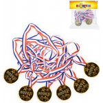 Medaile zlaté 6 ks v sáčku – Zboží Dáma