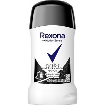 Rexona Motionsense Invisible Black + White deostick 40 ml