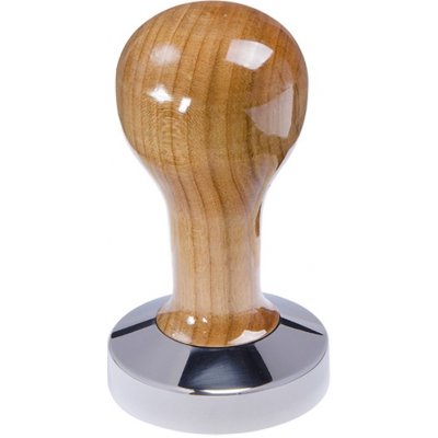 Buna Café Tamper třešeň, lak, nerez lesk, plochý 56 mm – Zboží Mobilmania