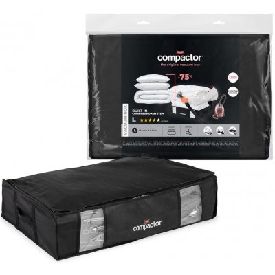 Compactor úložný box pod postel 50 x 15.5 x 65 cm černá – Zboží Dáma