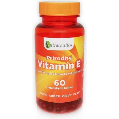 Nutraceutica Prírodný Vitamín E s tokotrienolmi 60 kapslí – Hledejceny.cz