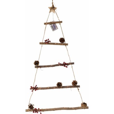 Boltze Home Dekorativní stromek s LED, přírodní, 95 x 50 x 5 cm – Hledejceny.cz