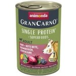 Animonda GranCarno Superfoods Adult hovězí červená řepa ostružiny pampeliška 400 g – Hledejceny.cz