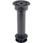 Walteco Soklová noha NR 04, 130-170 mm 200 kg, plast, černá , 50002 – Sleviste.cz