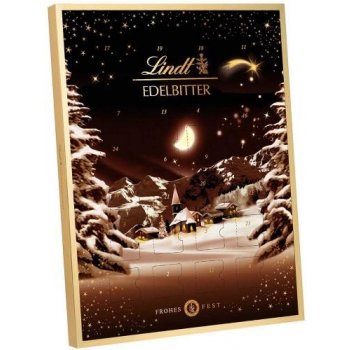 Lindt adventní kalendář s hořkými čokoládkami 70% 250g