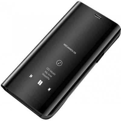 Pouzdro Clear View Case Huawei Y5p černé – Zboží Mobilmania