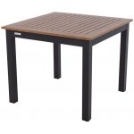DOPPLER Stůl zahradní, hliníkový EXPERT WOOD Plus 90 × 90 cm – Hledejceny.cz
