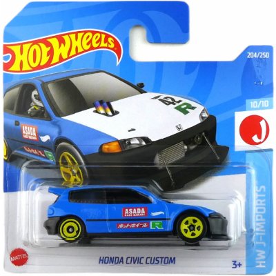 Hot Wheels Honda Civic Custom Blue – Zboží Dáma