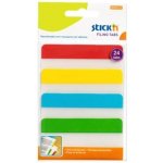 Záložky samolepicí Stick´n 38x76 mm, plast, 4x6 ks, mix – Hledejceny.cz