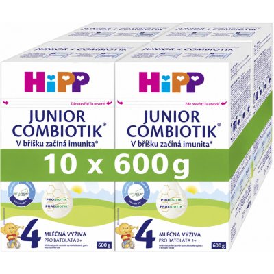 HiPP 4 Junior Combiotik 10 x 600 g – Zboží Mobilmania