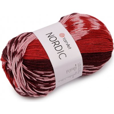 Prima-obchod Pletací příze Nordic 150 g, barva 3 (664) červenorůžová – Zboží Mobilmania