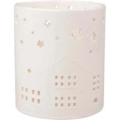 Anděl Přerov Svícen město porcelánový 10 x 11 x 10 cm – Sleviste.cz