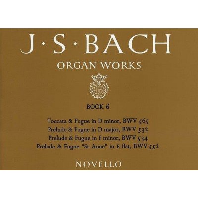 J.S. Bach Organ Works Book 6 noty na varhany – Hledejceny.cz