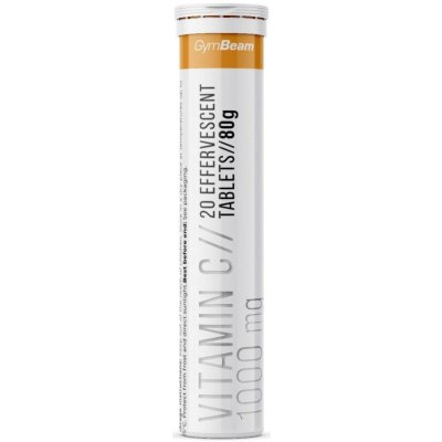 GymBeam Vitamín C 1000 mg šumivý 20 tablet – Hledejceny.cz