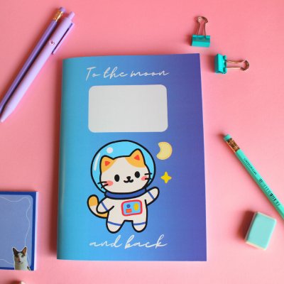 Meows & Mischief Sešit Astronaut – Zboží Mobilmania