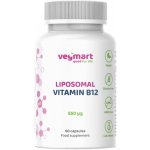 Vegmart Lipozomální Vitamin B12 methylkobalamin 550 µg, 60 kapslí – Hledejceny.cz